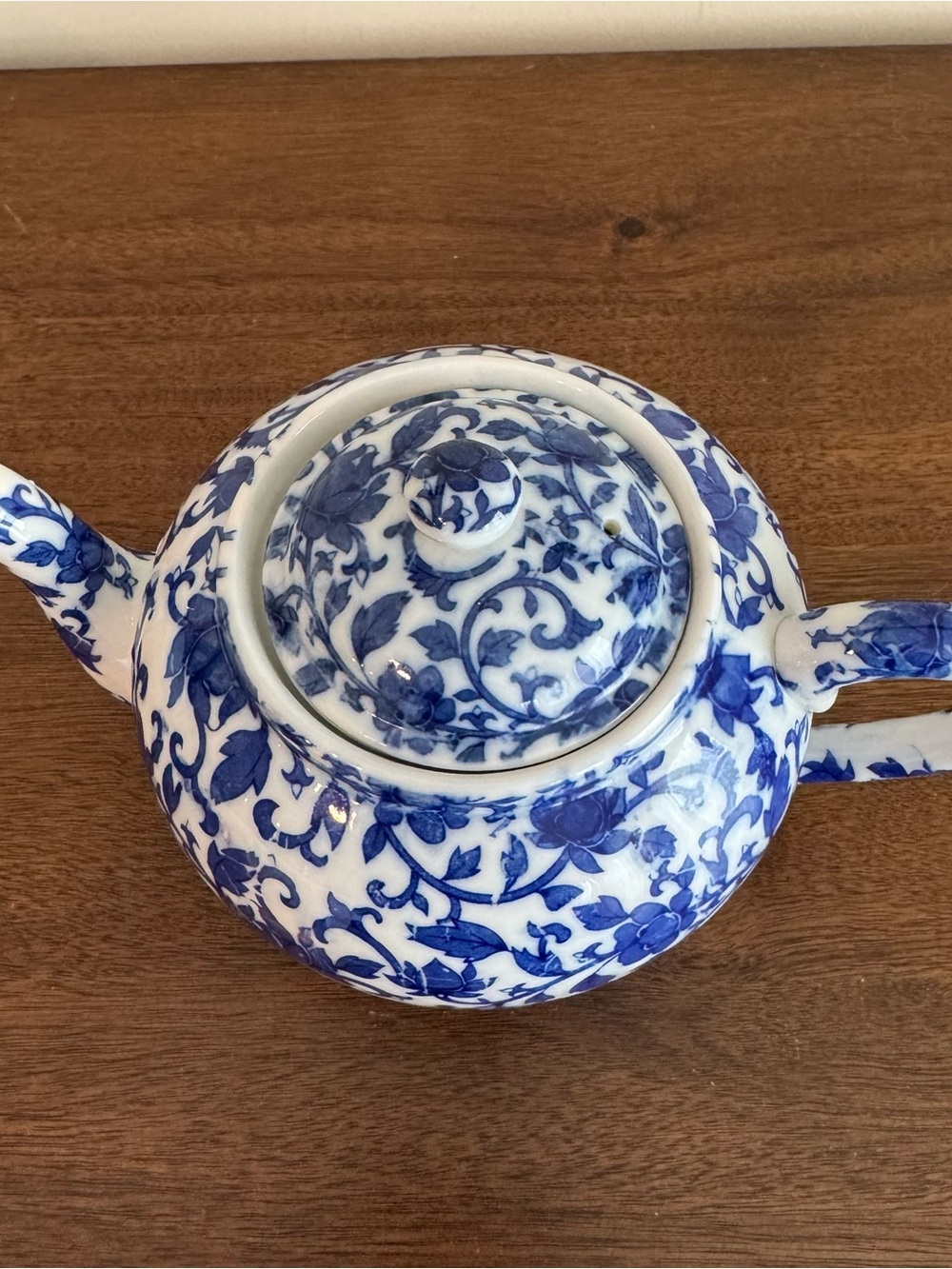 Vintage Japan Williams Sonoma Delft Blue White Color Tones Tea Pot - Picture 4 of 10